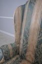 L61358EC: Pair HICKORY CHAIR CO Newly Damask Uphol