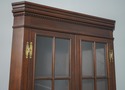 61234EC: CRAFTIQUE Solid Mahogany Corner Cabinet