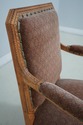 61250EC: Pair French Louis XVI Style Upholstered A