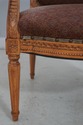 61250EC: Pair French Louis XVI Style Upholstered A