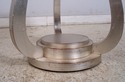69762: JOHN RICHARD Silver Leaf Round Lamp Table