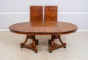 F67978: CENTURY Mahogany Double Pedestal Neoclassi