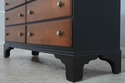 L69739: Hitchcock Maple & Ebony 9 Drawer Double Dr