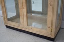 74436: Burl Ash Campaign Curio Cabinet by DREXEL H