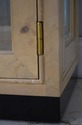 74436: Burl Ash Campaign Curio Cabinet by DREXEL H