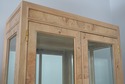 74436: Burl Ash Campaign Curio Cabinet by DREXEL H