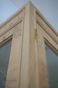 74436: Burl Ash Campaign Curio Cabinet by DREXEL H