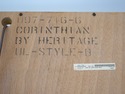 74436: Burl Ash Campaign Curio Cabinet by DREXEL H
