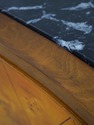 74400: BLOOMINGDALES Italian Marble Top Credenza C