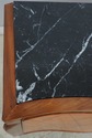 74400: BLOOMINGDALES Italian Marble Top Credenza C