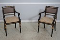 L74473: Set of 4 BAKER Neoclassical Regency Armcha