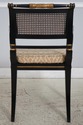 L74473: Set of 4 BAKER Neoclassical Regency Armcha