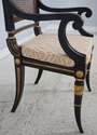 L74473: Set of 4 BAKER Neoclassical Regency Armcha