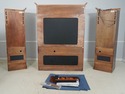 74385: SLIGH Large Cherry Home Theater Entertainme