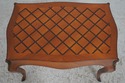 F74468: French Vintage Parquetry Mahogany Rectangu