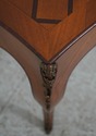 F74468: French Vintage Parquetry Mahogany Rectangu