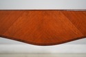 F74468: French Vintage Parquetry Mahogany Rectangu
