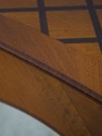 F74468: French Vintage Parquetry Mahogany Rectangu