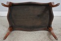 F74468: French Vintage Parquetry Mahogany Rectangu