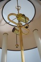 F74428: Vintage Brass 2 Light Candlestick Floor La