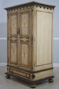 LF74404: HABERSHAM Style Hand Painted Armoire TV U