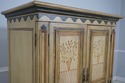 LF74404: HABERSHAM Style Hand Painted Armoire TV U