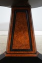 L74477: BAKER Burlwood Round Inlaid Center Table