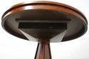 L74477: BAKER Burlwood Round Inlaid Center Table