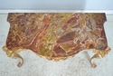 74123: Antique Italian Rococo Marble Top Console T
