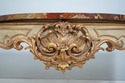 74123: Antique Italian Rococo Marble Top Console T