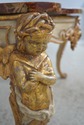 74123: Antique Italian Rococo Marble Top Console T