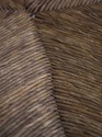 F74495: English Victorian Woven Rush Seat Open Arm