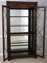74376: MAITLAND SMITH Mahogany 2 Door Curio Cabine