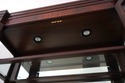 74376: MAITLAND SMITH Mahogany 2 Door Curio Cabine