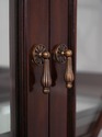 74376: MAITLAND SMITH Mahogany 2 Door Curio Cabine