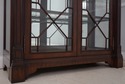 74376: MAITLAND SMITH Mahogany 2 Door Curio Cabine