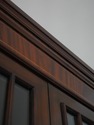 74376: MAITLAND SMITH Mahogany 2 Door Curio Cabine