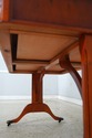 74412: English Leather Top Yew Wood Writing Desk