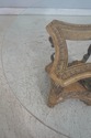 LF74107: ELLO Round Glass Top Pedestal Table