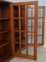 74438: STICKLEY Mission Oak 3 Door Bookcase