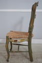 F74544: French Country Woven Seat Ladder Back Chai