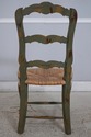 F74544: French Country Woven Seat Ladder Back Chai