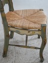 F74544: French Country Woven Seat Ladder Back Chai