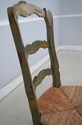 F74544: French Country Woven Seat Ladder Back Chai