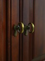 74384: DURHAM Cherry 2 Door 5 Drawer Lingerie Ches