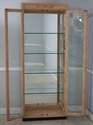74436: Burl Ash Campaign Curio Cabinet by DREXEL H