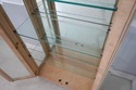 74436: Burl Ash Campaign Curio Cabinet by DREXEL H