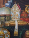 F73260: Large Oil Painting On Canvas Of Treasure R