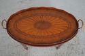 74525: MAITLAND SMITH Mahogany Oval Butlers Table