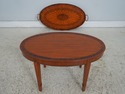 74525: MAITLAND SMITH Mahogany Oval Butlers Table